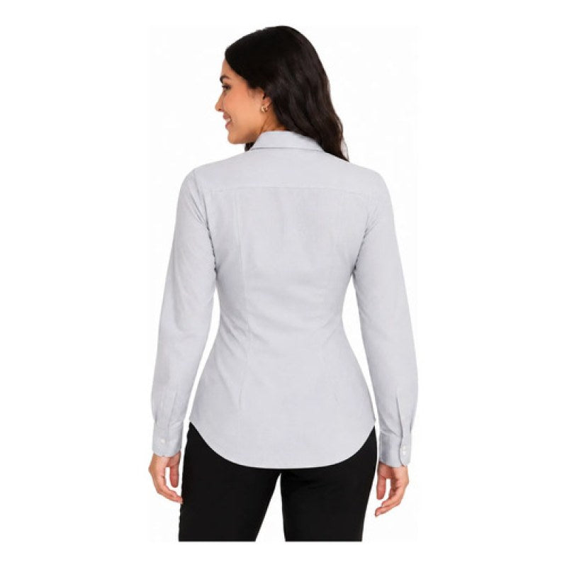 Blusa Bigbang Astro Manga Larga Vestir Casual Uniforme #mlpos_4 #mlitem_MLM3102645955 | Color: Gris | Talla: L #color_gris #sku_bgasblgrl #sku_bgasblgrm #sku_bgasblgrs