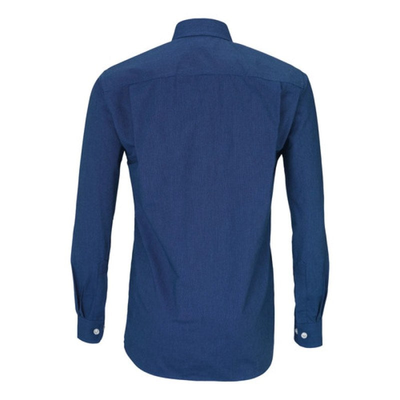 Camisa Bigbang Moon Tela Oxford Larga Casual Vestir Uniforme #mlpos_5 #mlitem_MLM3109518861 | Color: Azul Francia | Talla: M #color_azul_francia #sku_bgmnclafl #sku_bgmnclafm