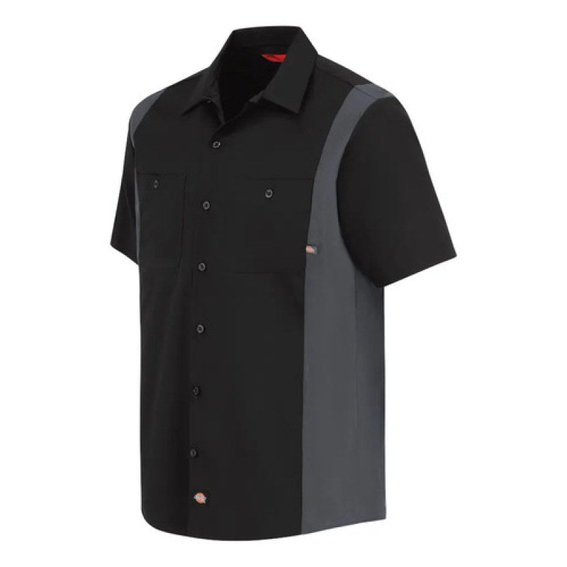 Camisa Dickies 24 Manga Corta Combinada Durable Talla Extra #mlpos_11 #mlitem_MLM3375951683 | Color: BKCH - Negra con Gris Oxford | Talla: 3XL #color_bkch_-_negra_con_gris_oxford #sku_24bkchrg3xl #sku_24bkchrg4xl