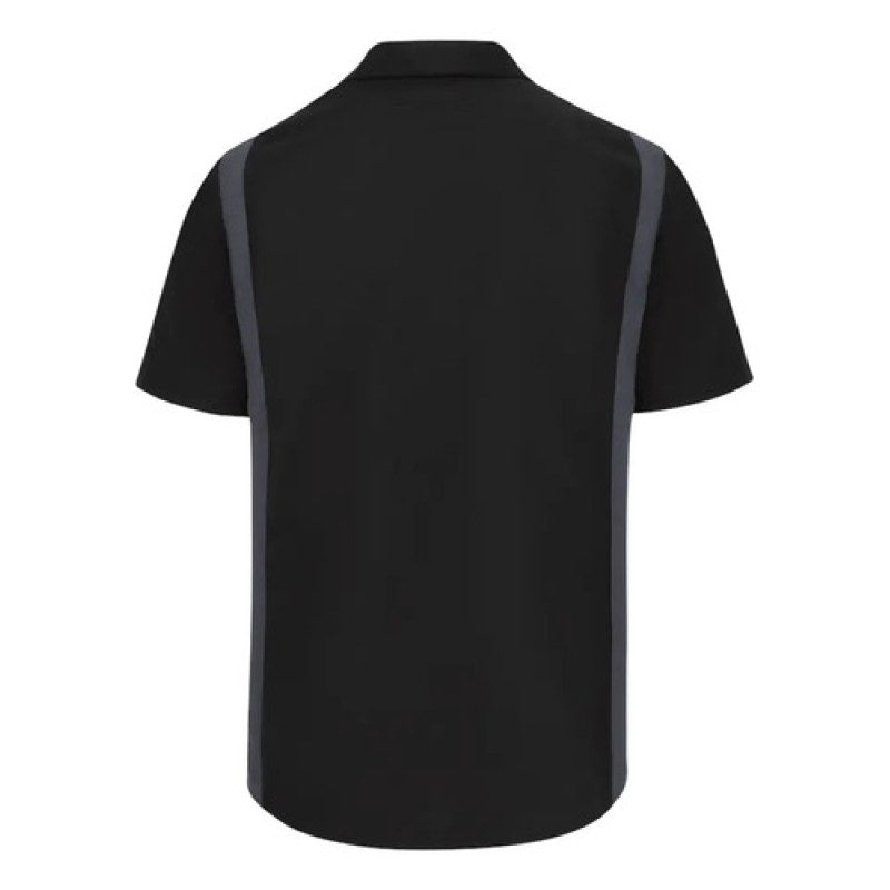 Camisa Dickies 24 Manga Corta Combinada Durable Talla Extra #mlpos_12 #mlitem_MLM3375951683 | Color: BKCH - Negra con Gris Oxford | Talla: 3XL #color_bkch_-_negra_con_gris_oxford #sku_24bkchrg3xl #sku_24bkchrg4xl