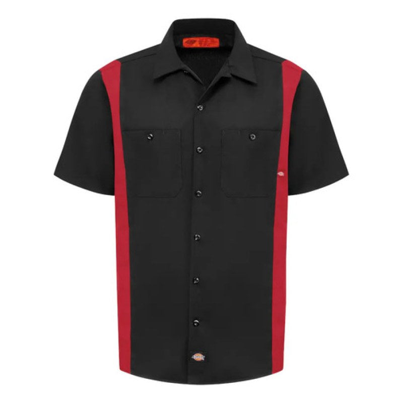 Camisa Dickies 24 Manga Corta Combinada Durable Talla Extra #mlpos_2 #mlitem_MLM3375927061 | Color: Bker - Negra con roja | Talla: 4XL #color_bker_-_negra_con_roja #sku_24bkerrg3xl #sku_24bkerrg4xl