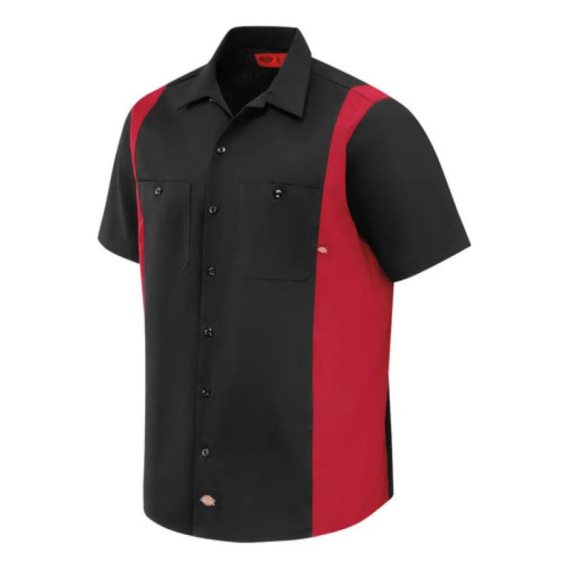 Camisa Dickies 24 Manga Corta Combinada Durable Talla Extra #mlpos_4 #mlitem_MLM3375927061 | Color: Bker - Negra con roja | Talla: 4XL #color_bker_-_negra_con_roja #sku_24bkerrg3xl #sku_24bkerrg4xl