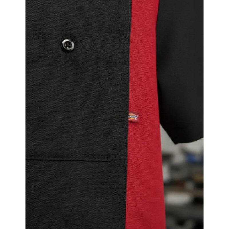 Camisa Dickies 24 Manga Corta Combinada Durable Talla Extra #mlpos_7 #mlitem_MLM3375927061 | Color: Bker - Negra con roja | Talla: 4XL #color_bker_-_negra_con_roja #sku_24bkerrg3xl #sku_24bkerrg4xl
