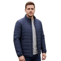 Chamarra Preslow Cadereyta Casual Capucha Ligera Repelente #mlpos_8 | Color: Azul marino #color_azul_marino #sku_prc70219mrnl #sku_prc70219mrnm