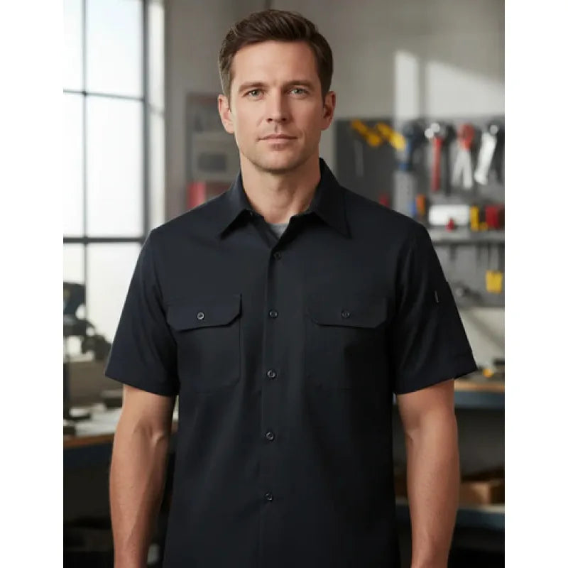 Camisa Dickies Ls94 Táctica Ripstop Manga Corta Resistente #mlpos_1 | Color: MD - Azul marino #color_md_-_azul_marino #sku_ls94mdrg2xl #sku_ls94mdrgl #sku_ls94mdrgm #sku_ls94mdrgs #sku_ls94mdrgxl