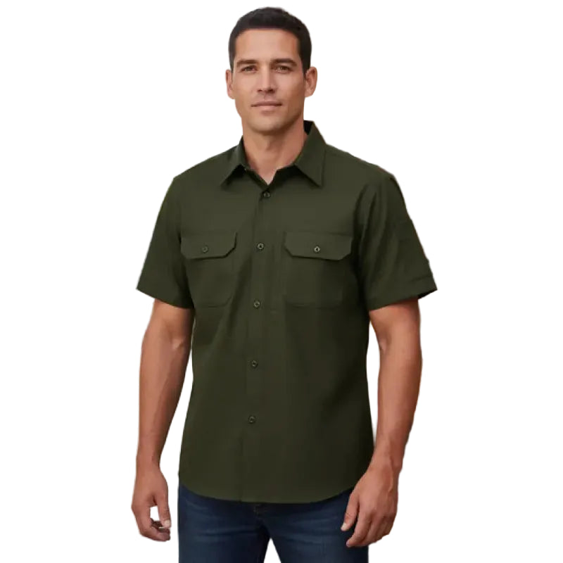Camisa Dickies Ls94 Táctica Ripstop Manga Corta Resistente #mlpos_5 | Color: OD - OD Green #color_od_-_od_green #sku_ls94odrg #sku_ls94odrg2xl #sku_ls94odrgm #sku_ls94odrgs #sku_ls94odrgxl