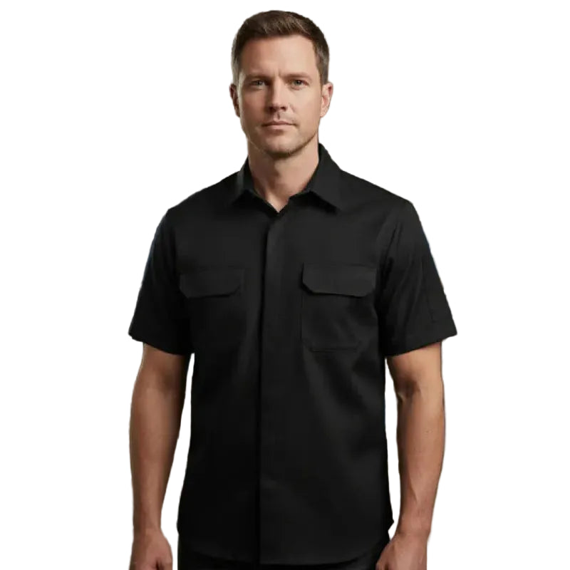 Camisa Dickies Ls94 Táctica Ripstop Manga Corta Resistente #mlpos_7 | Color: BK - Negra #color_bk_-_negra #sku_ls94bkrg2xl #sku_ls94bkrgl #sku_ls94bkrgm #sku_ls94bkrgs #sku_ls94bkrgxl