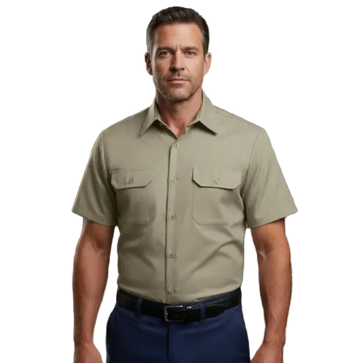 Camisa Dickies Ls94 Táctica Ripstop Manga Corta Resistente #mlpos_9 | Color: DS - Desert Sand #color_ds_-_desert_sand #sku_ls94dsrg2xl #sku_ls94dsrgl #sku_ls94dsrgm #sku_ls94dsrgs #sku_ls94dsrgxl