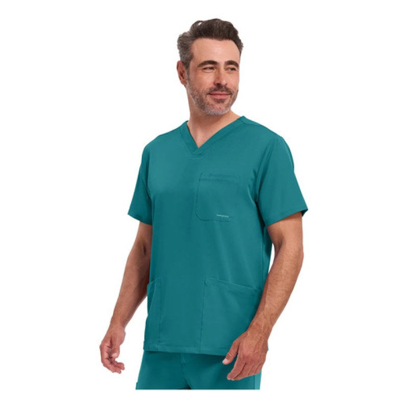 Healing Hands Works 2590 Filipina Quirúrgica Stretch Hombre #mlpos_51 | Color: Teal - Jade #color_teal_-_jade #sku_2590teall #sku_2590tealm #sku_2590teals #sku_2590tealxl #sku_2590tealxs