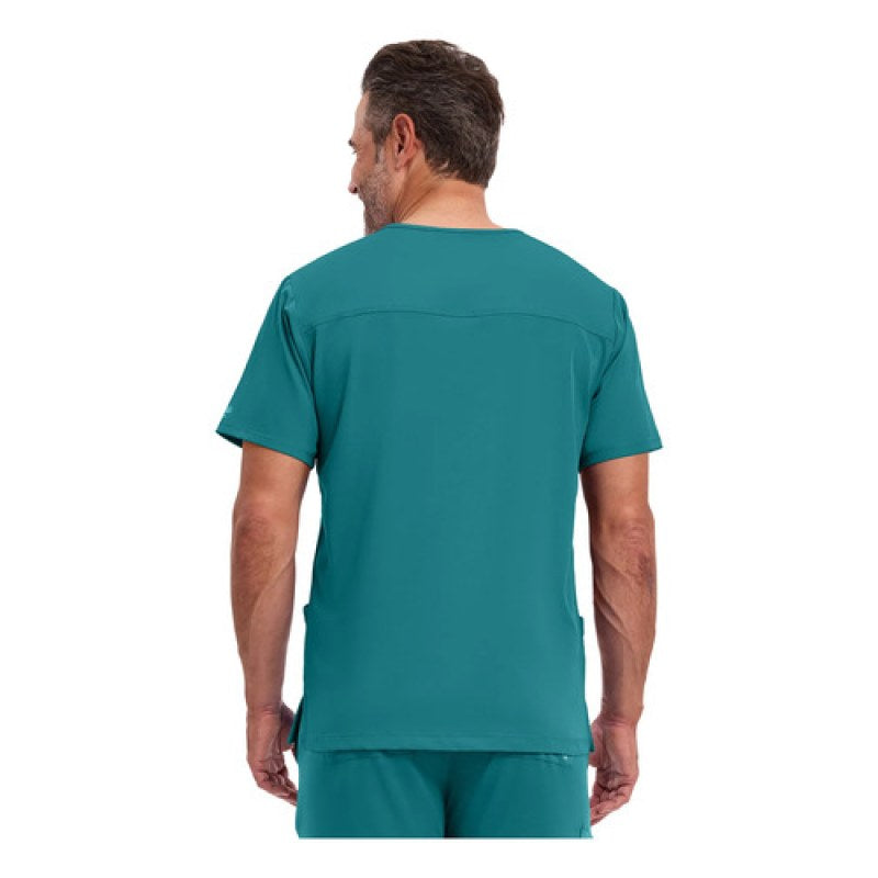 Healing Hands Works 2590 Filipina Quirúrgica Stretch Hombre #mlpos_52 | Color: Teal - Jade #color_teal_-_jade #sku_2590teall #sku_2590tealm #sku_2590teals #sku_2590tealxl #sku_2590tealxs