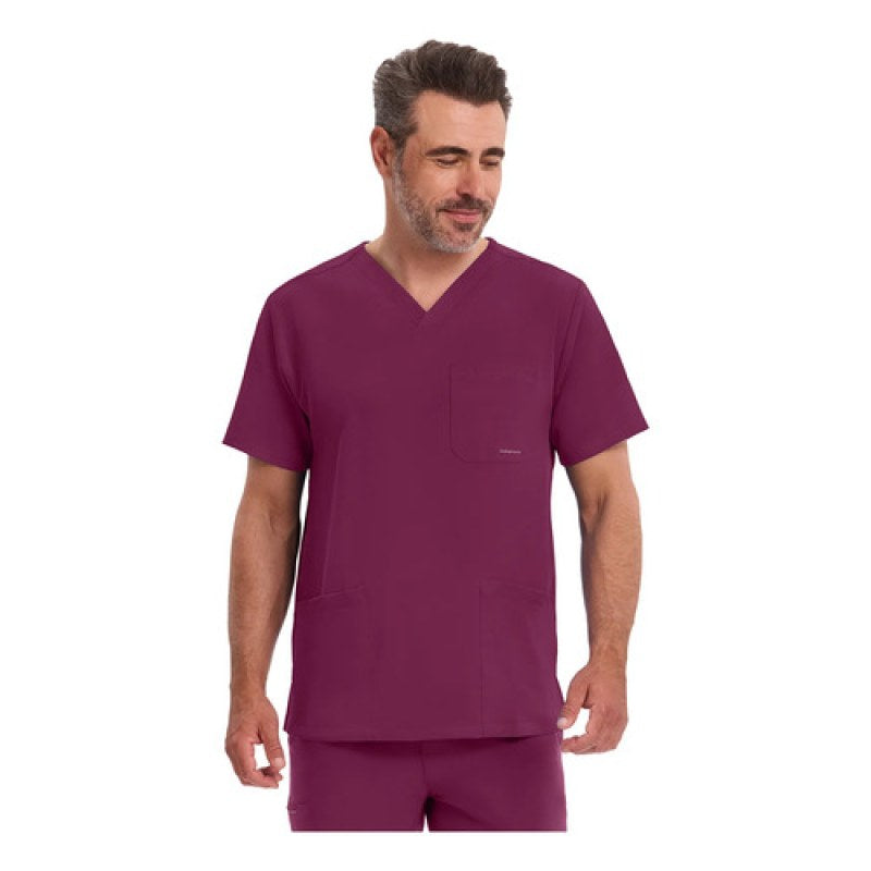 Healing Hands Works 2590 Filipina Quirúrgica Stretch Hombre #mlpos_53 | Color: Wine - Vino #color_wine_-_vino #sku_2590winel #sku_2590winem #sku_2590wines #sku_2590winexl #sku_2590winexs
