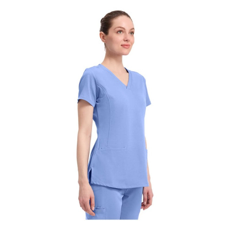 Healing Hands Works 2500 Filipina Quirúrgica Stretch Mujer #mlpos_58 | Color: CEIL - Azul cielo #color_ceil_-_azul_cielo #sku_2500ceill #sku_2500ceilm #sku_2500ceils #sku_2500ceilxl #sku_2500ceilxs