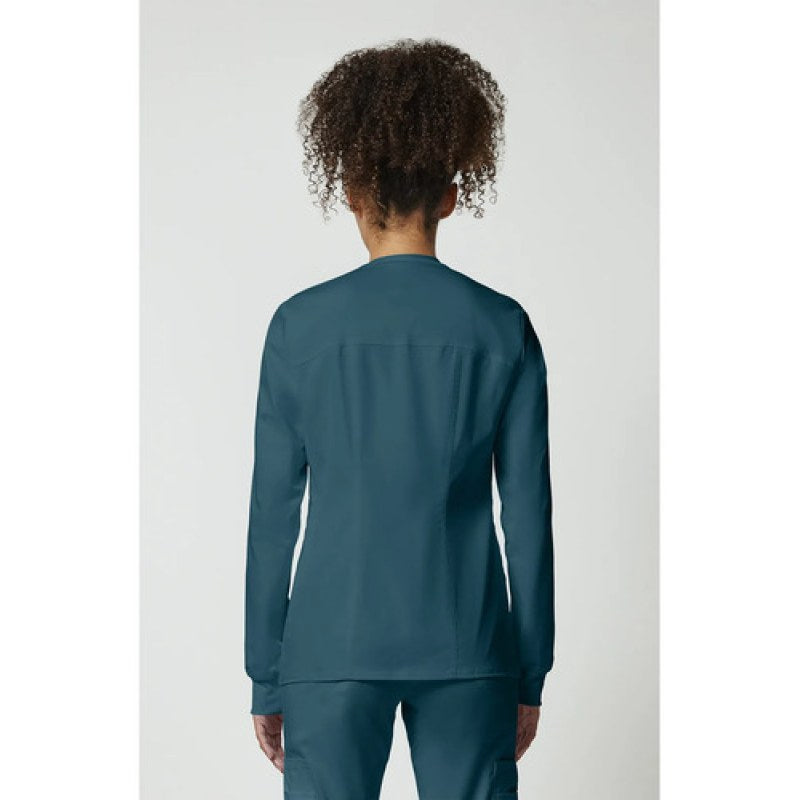 Cherokee 4315 Chamarra Core Stretch Médica Clínica Mujer #mlpos_29 | Color: CARW - Caribe #color_carw_-_caribe #sku_4315carwm #sku_4315carws #sku_4315carwxl #sku_4315carwxs
