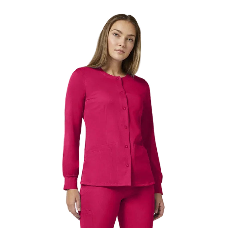 Healing Hands 5500 Chamarra Médica Clínica Quirúrgica Mujer #mlpos_50 | Color: CAAPI - Carnation Pink #color_caapi_-_carnation_pink #sku_5500caapil #sku_5500caapim #sku_5500caapis