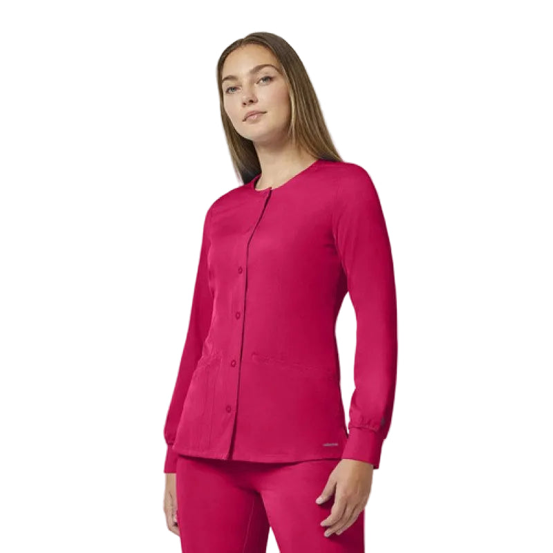 Healing Hands 5500 Chamarra Médica Clínica Quirúrgica Mujer #mlpos_51 | Color: CAAPI - Carnation Pink #color_caapi_-_carnation_pink #sku_5500caapil #sku_5500caapim #sku_5500caapis