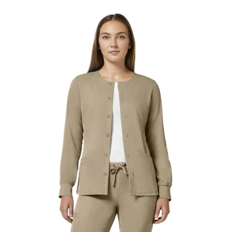 Healing Hands 5500 Chamarra Médica Clínica Quirúrgica Mujer #mlpos_57 | Color: KHAKI - Khaki #color_khaki_-_khaki #sku_55000khakil #sku_55000khakim #sku_55000khakis