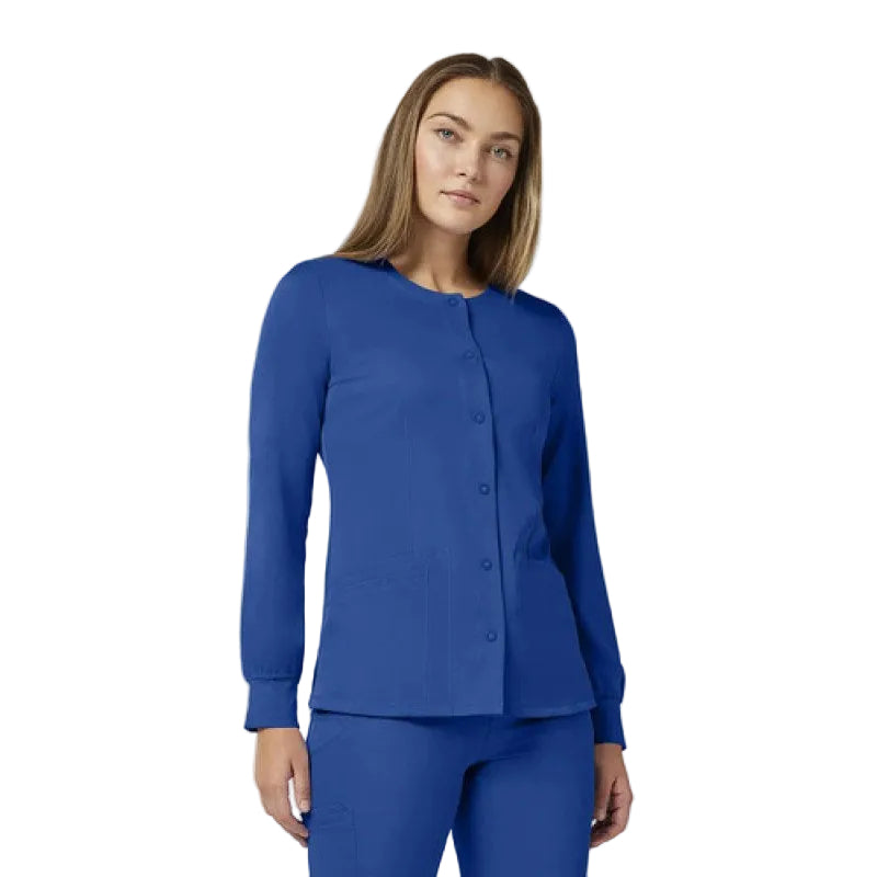 Healing Hands 5500 Chamarra Médica Clínica Quirúrgica Mujer #mlpos_62 | Color: ROYAL - Royal #color_royal_-_royal #sku_5500royall #sku_5500royalm #sku_5500royals #sku_5500royalxl #sku_5500royalxs