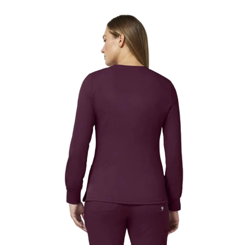 Healing Hands 5500 Chamarra Médica Clínica Quirúrgica Mujer #mlpos_67 | Color: WINE - Vino #color_wine_-_vino #sku_5500winel #sku_5500winem #sku_5500wines #sku_5500winexl #sku_5500winexs