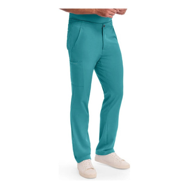 Healing Hands Works 9590 Pantalón Quirúrgico Stretch Hombre #mlpos_47 | Color: TEAL - Jade #color_teal_-_jade #sku_9590teall #sku_9590teals #sku_9590tealxl #sku_9590tealxs