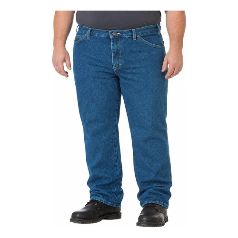 Pantalón Dickies 17293 Mezclilla Algodón Resistente Durable Snb - Stone 40x30 #mlpos_1 #sku_17293snb4030