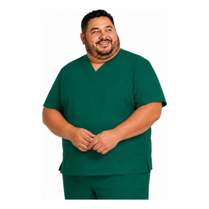 Dickies Dk635 Filipina Quirúrgica Essentials Hombre Extra #mlpos_26 | Color: HNPS - Verde Hunter #color_hnps_-_verde_hunter #sku_dk635hnps2xl #sku_dk635hnps3xl #sku_dk635hnps4xl #sku_dk635hnps5xl