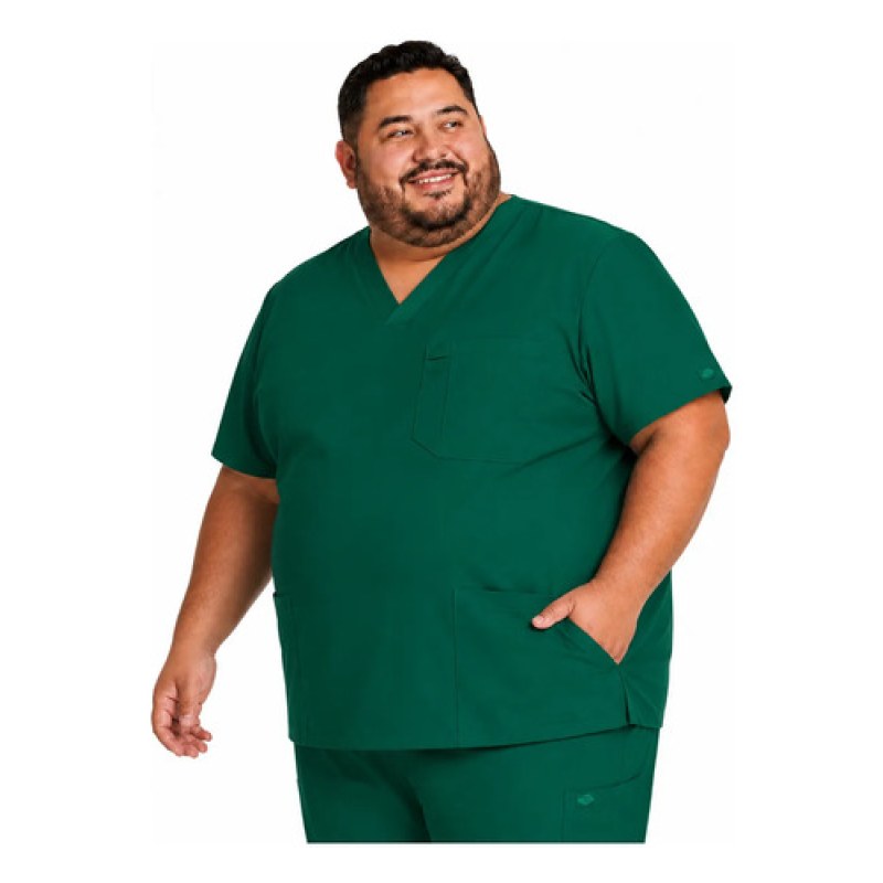 Dickies Dk635 Filipina Quirúrgica Essentials Hombre Extra #mlpos_27 | Color: HNPS - Verde Hunter #color_hnps_-_verde_hunter #sku_dk635hnps2xl #sku_dk635hnps3xl #sku_dk635hnps4xl #sku_dk635hnps5xl