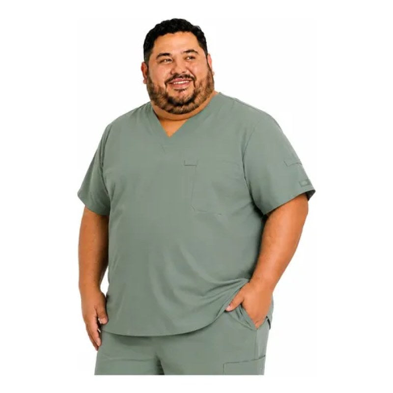 Dickies Dk635 Filipina Quirúrgica Essentials Hombre Extra #mlpos_29 | Color: OLV - Verde Olivo #color_olv_-_verde_olivo #sku_dk635olv2xl #sku_dk635olv3xl #sku_dk635olv4xl #sku_dk635olv5xl
