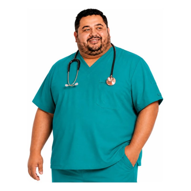 Dickies Dk635 Filipina Quirúrgica Essentials Hombre Extra #mlpos_43 | Color: TLPS - Teal #color_tlps_-_teal #sku_dk635tlps2xl #sku_dk635tlps3xl #sku_dk635tlps4xl #sku_dk635tlps5xl