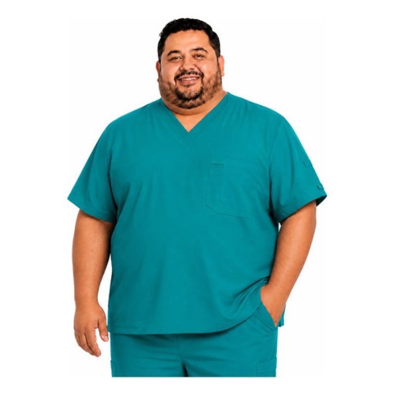 Dickies Dk635 Filipina Quirúrgica Essentials Hombre Extra #mlpos_44 | Color: TLPS - Teal #color_tlps_-_teal #sku_dk635tlps2xl #sku_dk635tlps3xl #sku_dk635tlps4xl #sku_dk635tlps5xl