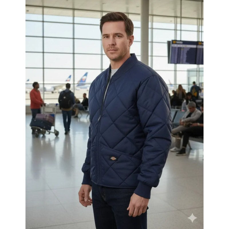 Chamarra Dickies 6124 Chaqueta Acolchonada Con Diseño De Día #mlpos_3 | Color: DN - Azul marino #color_dn_-_azul_marino #sku_6124dnrg12xl #sku_6124dnrgl #sku_6124dnrgm #sku_6124dnrgs #sku_6124dnrgxl