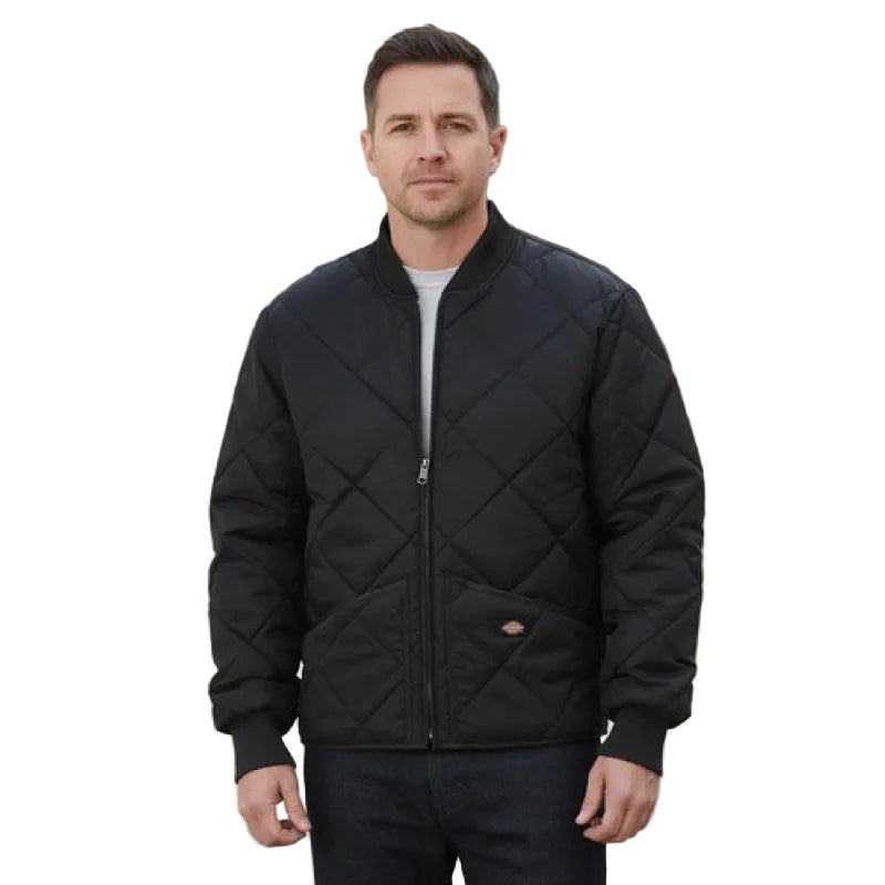 Chamarra Dickies 6124 Chaqueta Acolchonada Con Diseño De Día #mlpos_5 | Color: BK - Negra #color_bk_-_negra #sku_6124bkrg2xl #sku_6124bkrgl #sku_6124bkrgm #sku_6124bkrgs #sku_6124bkrgxl