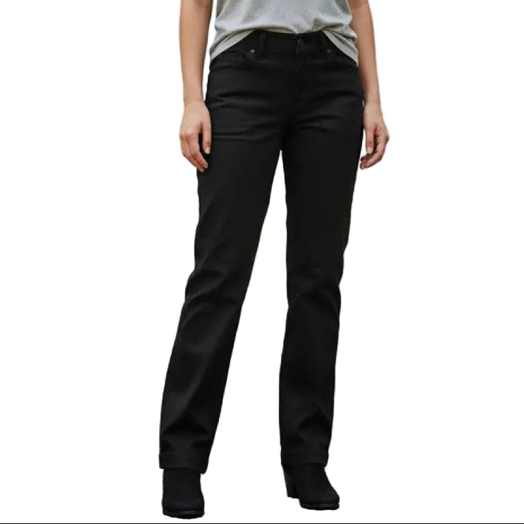 Dickies Kp7715 Pantalón Mujer Semi Acampanado Pretina Ancha #mlpos_2 | Color: Negro #color_negro #sku_kp715bk17 #sku_kp715bk21