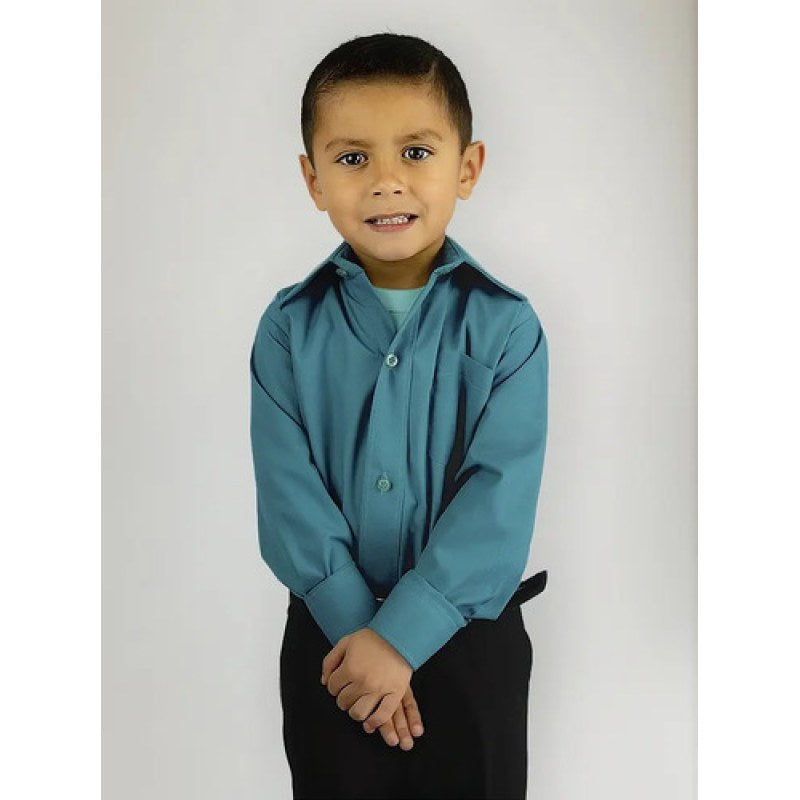 Camisa Infantil Juvenil Salidas Escolares Verde Jade 2 A 16 #mlpos_4 | Color: Jade - Zanely #color_jade_-_zanely #sku_znjd02 #sku_znjd04 #sku_znjd06 #sku_znjd08 #sku_znjd10 #sku_znjd12 #sku_znjd14 #sku_znjd16