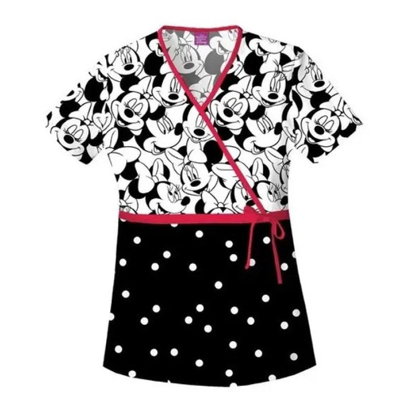 Disney 6625c Filipina Mimi Minnie Mujer Quirúrgica Médica #mlpos_2 | Color: Roja #color_roja #sku_6625cmkbml #sku_6625cmkbmm #sku_6625cmkbms #sku_6625cmkbmxl #sku_6625cmkbmxs