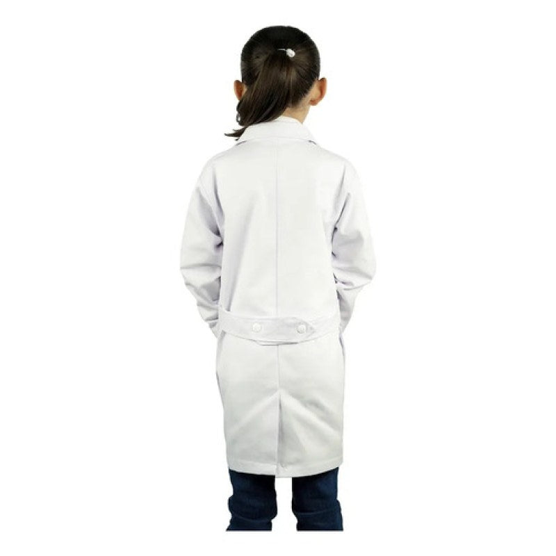 Bata De Laboratorio Blanca Niño Infantil 100% Algodón 4 A 16 #mlpos_8 | Color: Blanca #color_blanca #sku_blbl02 #sku_blbl04 #sku_blbl06 #sku_blbl08 #sku_blbl10 #sku_blbl12 #sku_blbl14 #sku_blbl16