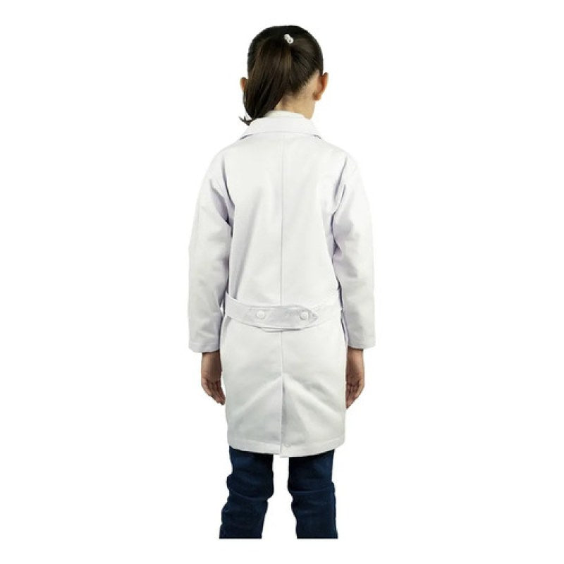 Bata De Laboratorio Blanca Niño Infantil 100% Algodón 4 A 16 #mlpos_9 | Color: Blanca #color_blanca #sku_blbl02 #sku_blbl04 #sku_blbl06 #sku_blbl08 #sku_blbl10 #sku_blbl12 #sku_blbl14 #sku_blbl16