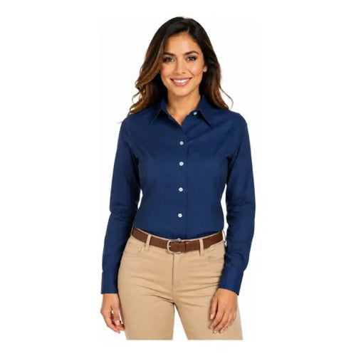 Blusa Bigbang Moon Manga Larga Vestir Casual Uniforme #mlpos_2 #mlitem_MLM3097593483 | Color: Azul Francia | Talla: M #color_azul_francia #sku_bgbmnlafl #sku_bgbmnlafm #sku_bgbmnlafs #sku_bgbmnlafxs