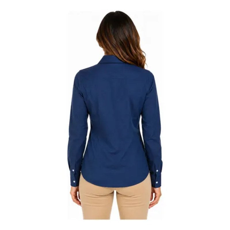 Blusa Bigbang Moon Manga Larga Vestir Casual Uniforme #mlpos_3 #mlitem_MLM3097593483 | Color: Azul Francia | Talla: M #color_azul_francia #sku_bgbmnlafl #sku_bgbmnlafm #sku_bgbmnlafs #sku_bgbmnlafxs