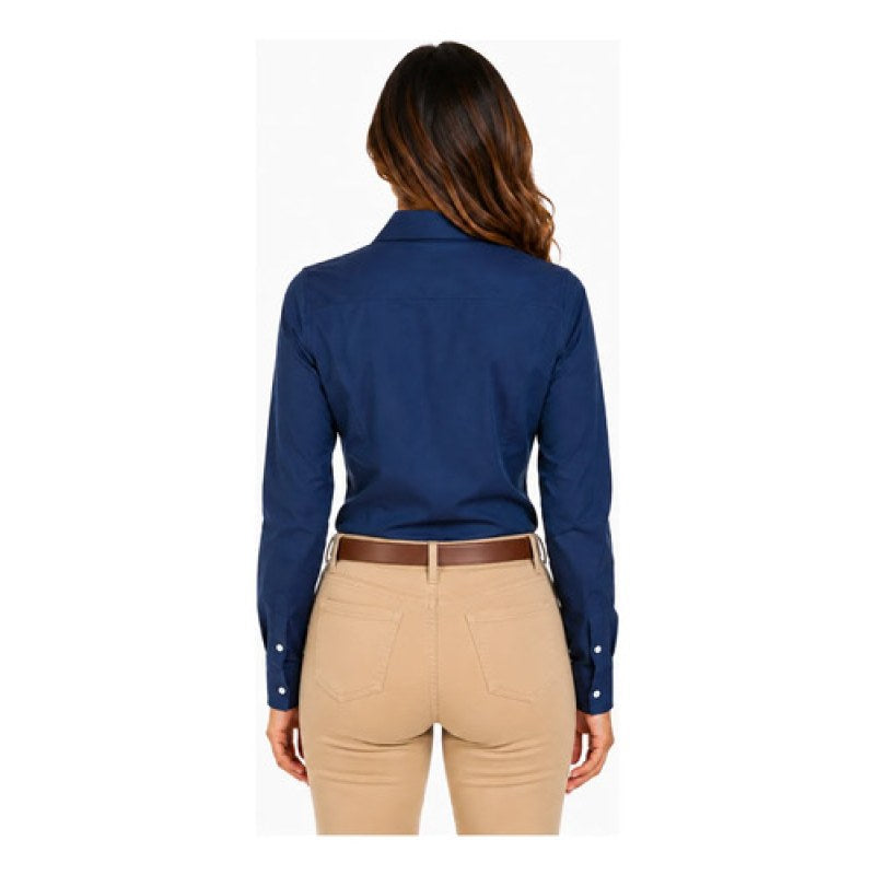 Blusa Bigbang Moon Manga Larga Vestir Casual Uniforme #mlpos_4 #mlitem_MLM3097593483 | Color: Azul Francia | Talla: M #color_azul_francia #sku_bgbmnlafl #sku_bgbmnlafm #sku_bgbmnlafs #sku_bgbmnlafxs