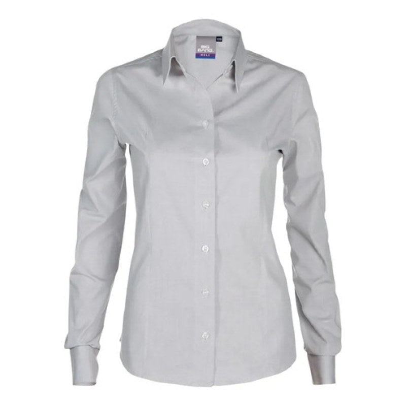 Blusa Bigbang Heli Manga Larga Vestir Casual Uniforme #mlpos_12 #mlitem_MLM5667621970 | Color: Ceniza | Talla: S #color_ceniza #sku_bghlblcns