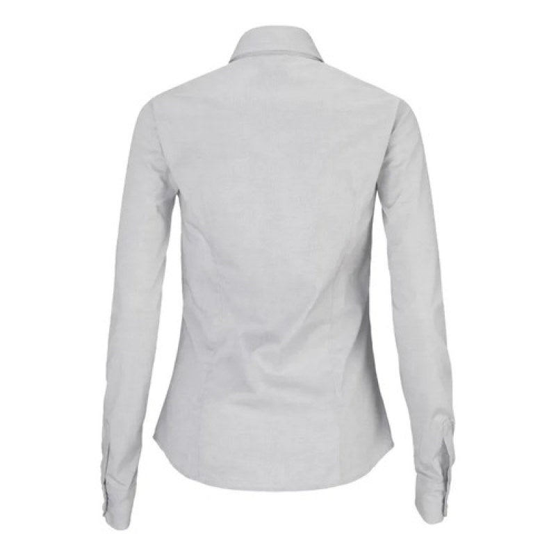 Blusa Bigbang Heli Manga Larga Vestir Casual Uniforme #mlpos_14 #mlitem_MLM5667621970 | Color: Ceniza | Talla: S #color_ceniza #sku_bghlblcns