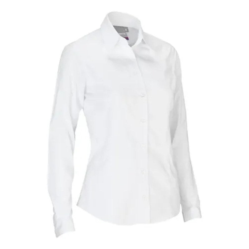 Blusa Bigbang Heli Manga Larga Vestir Casual Uniforme #mlpos_20 #mlitem_MLM5667633908 | Color: Blanca | Talla: XL #color_blanca #sku_bghlblblxl