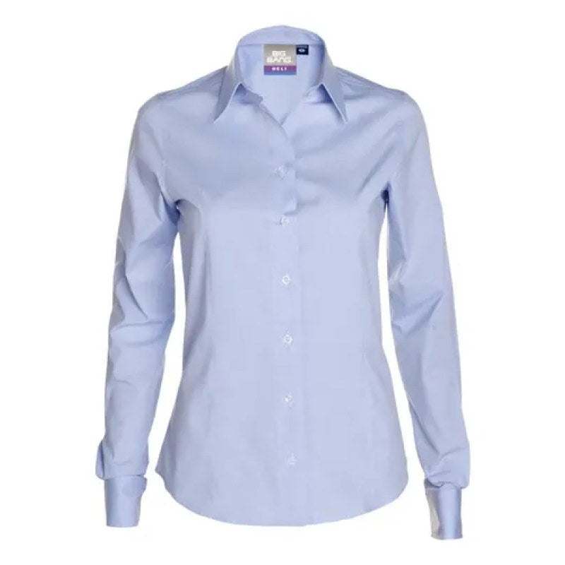 Blusa Bigbang Heli Manga Larga Vestir Casual Uniforme #mlpos_5 #mlitem_MLM5667596516 | Color: Lago | Talla: L #color_lago #sku_bghlbllgl