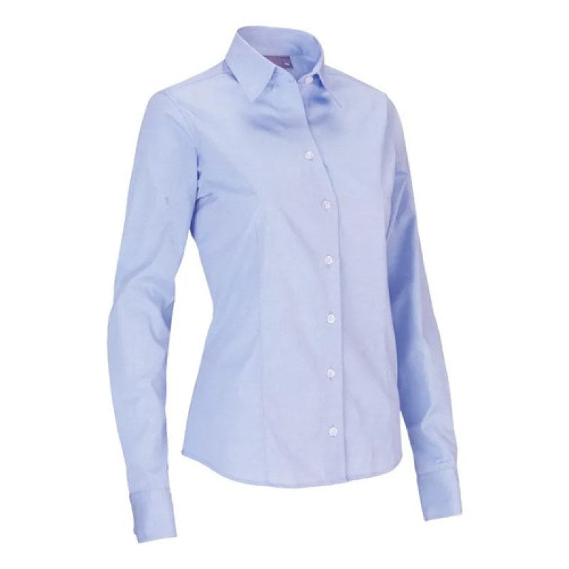 Blusa Bigbang Heli Manga Larga Vestir Casual Uniforme #mlpos_6 #mlitem_MLM5667596516 | Color: Lago | Talla: L #color_lago #sku_bghlbllgl