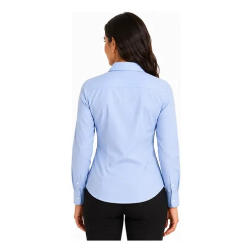 Blusa Bigbang Element Manga Larga Vestir Casual Uniforme #mlpos_2 #mlitem_MLM5675933400 | Color: Azul con blanco | Talla: S #color_azul_con_blanco #sku_bgelblabl #sku_bgelblabm #sku_bgelblabs