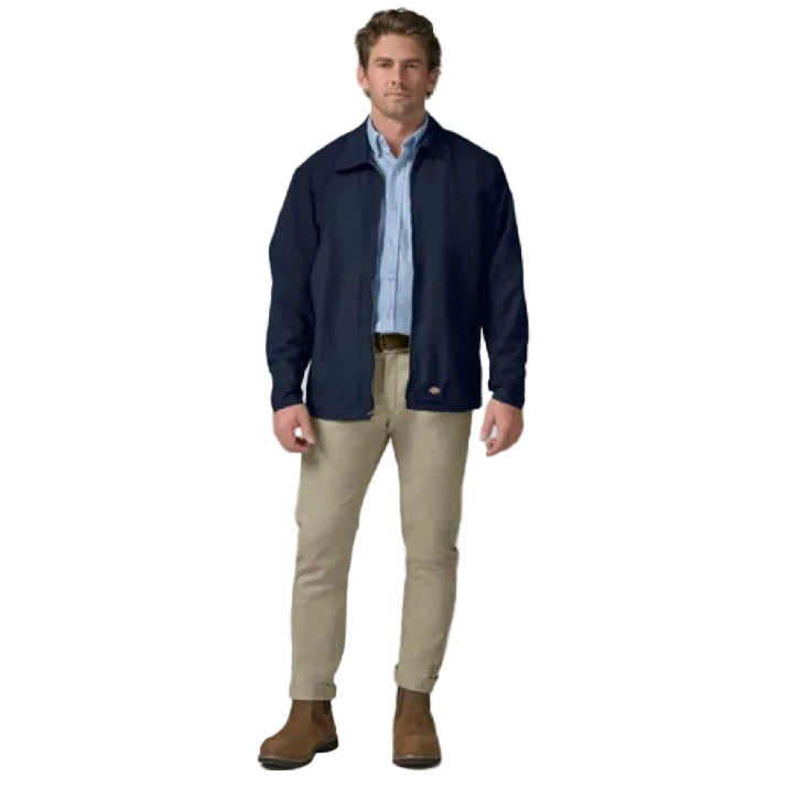 Chamarra Dickies Wj40 Canvas Forro Polar Durable Resistente Nv - Azul Marino M - Medium #mlpos_5 #sku_wj40nvrgm