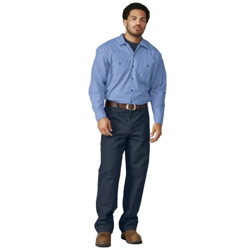 Pantalón Dickies C798 Tejido Uso Rudo Resistente Corte Recto #mlpos_5 #mlitem_MLM5698884742 | Color: DN - Azul marino | Talla: 34X32 #color_dn_-_azul_marino #sku_c798dn3232 #sku_c798dn3432