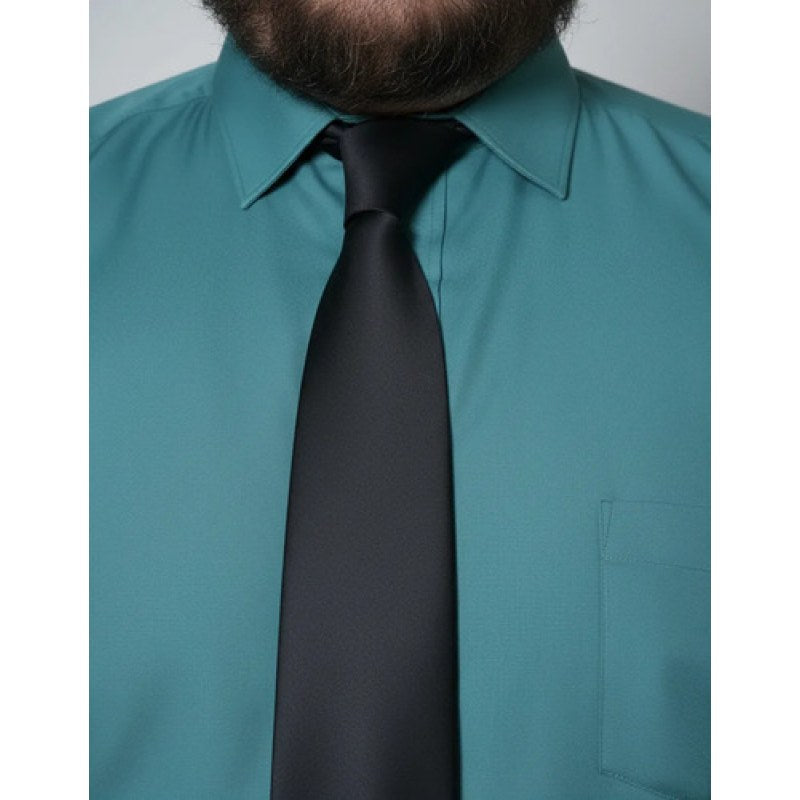 Camisa Vestir De Adulto Verde Jade Talla Extras 44 46 48 50 #mlpos_3 | Color: Jade - Rodolfo #color_jade_-_rodolfo #sku_rvjd44 #sku_rvjd46 #sku_rvjd48 #sku_rvjd50