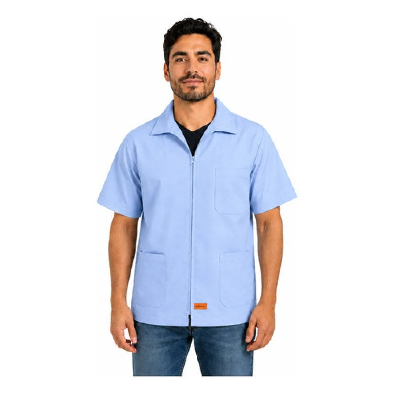 Filipina De Cierre Azul Cielo Uso Clínico Hospitalario 30-42 #mlpos_1 | Color: Azul cielo #color_azul_cielo #sku_flcl30 #sku_flcl32 #sku_flcl34 #sku_flcl36 #sku_flcl38 #sku_flcl40 #sku_flcl42