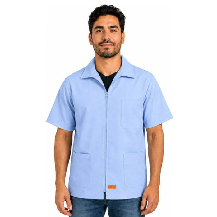Filipina De Cierre Azul Cielo Uso Clínico Hospitalario 30-42 #mlpos_1 | Color: Azul cielo #color_azul_cielo #sku_flcl30 #sku_flcl32 #sku_flcl34 #sku_flcl36 #sku_flcl38 #sku_flcl40 #sku_flcl42